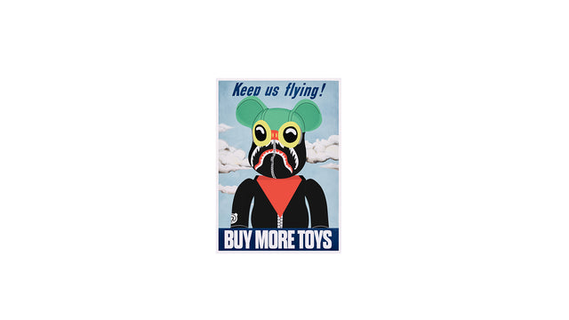 Social Status x A Bathing Ape x Hebru Brantley BE@RBRICK