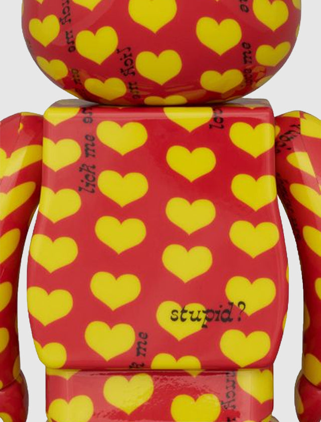 BE@RBRICK YELLOW HEART 100% & 400%