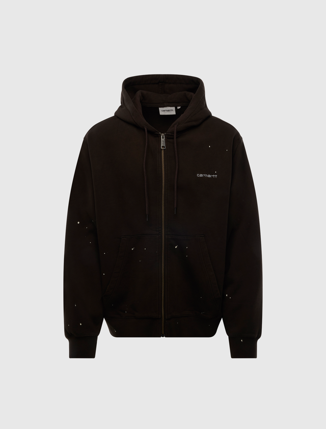 HOODED PAINTER JACKET