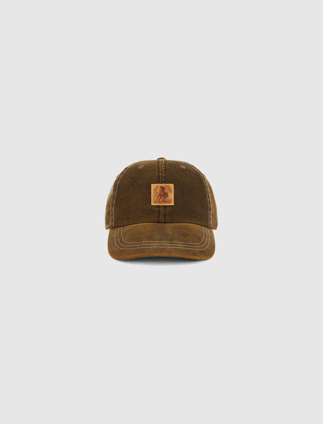 RUNNING HORSE LEATHER PATCH HAT