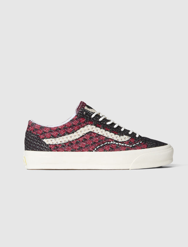 OLD SKOOL 36 EK "GEO CHECK BORDEAUX"