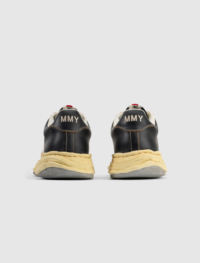 WAYNE LOW TOP SNEAKERS "BLACK/WHITE"