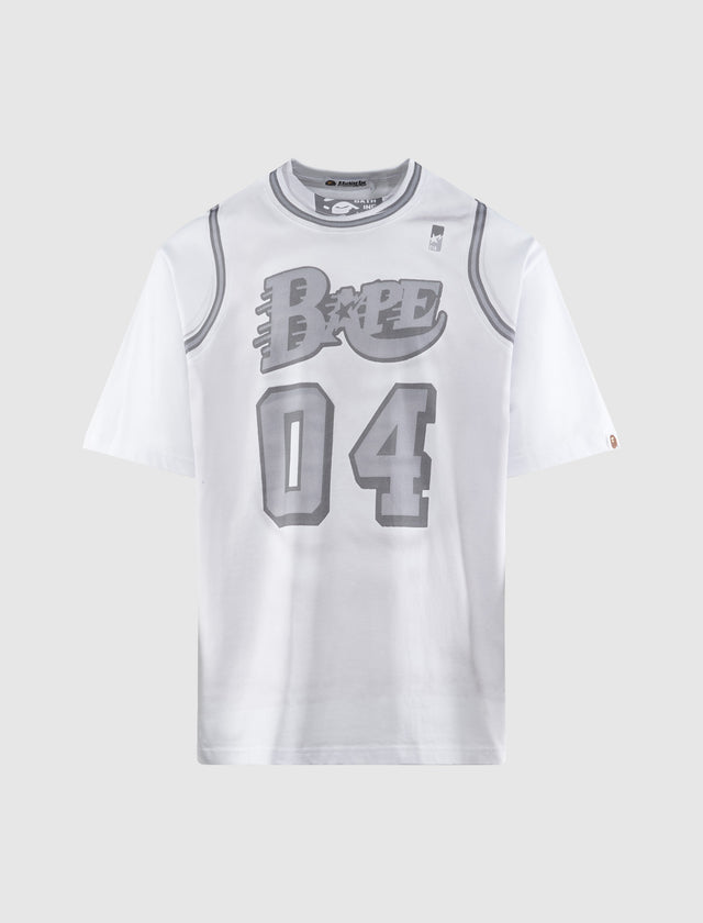 フェイクプリントTシャツ