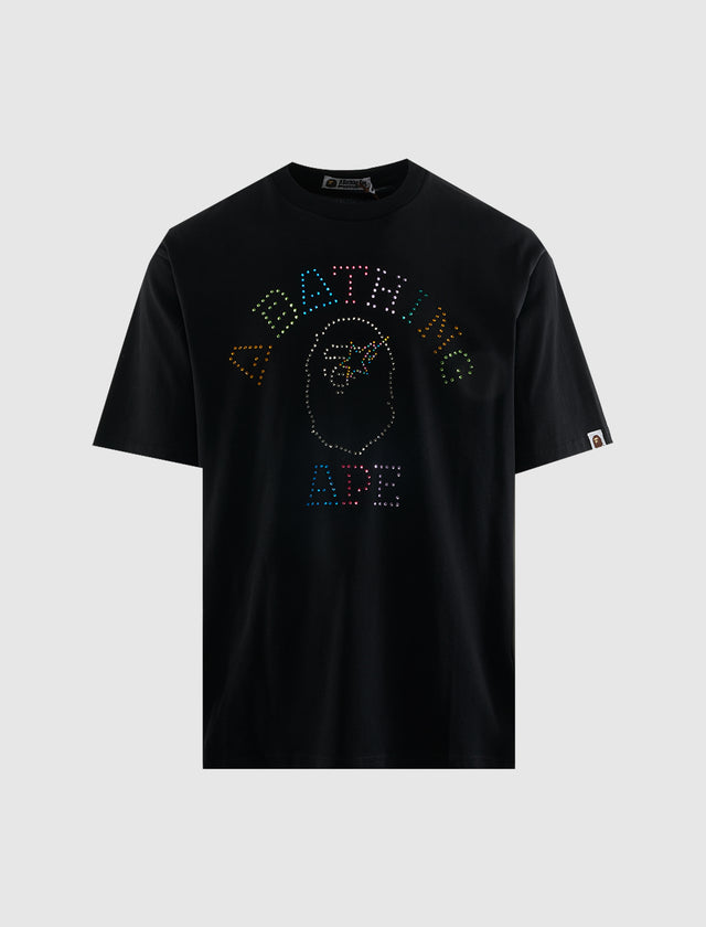 RHINESTONE COLLEGE TEE