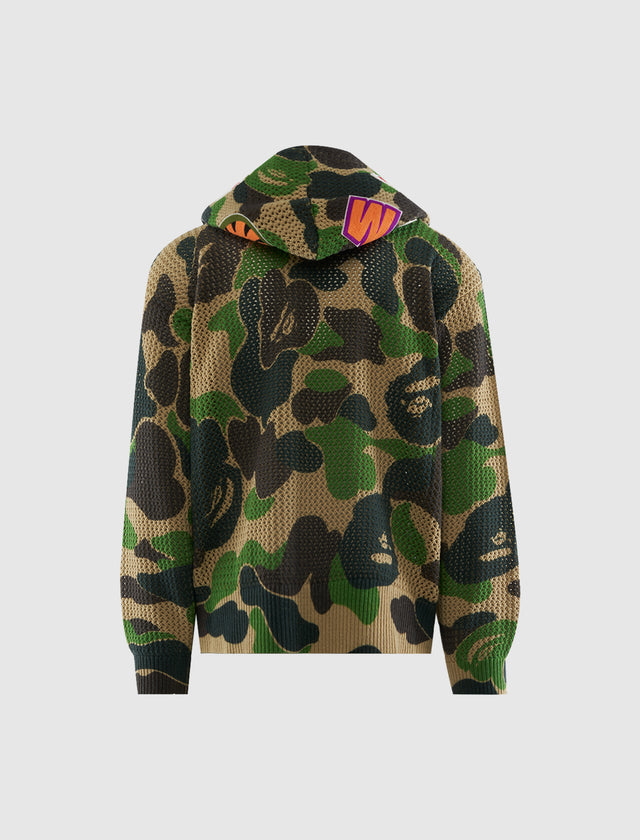 CAMO CROCHET HOODIE