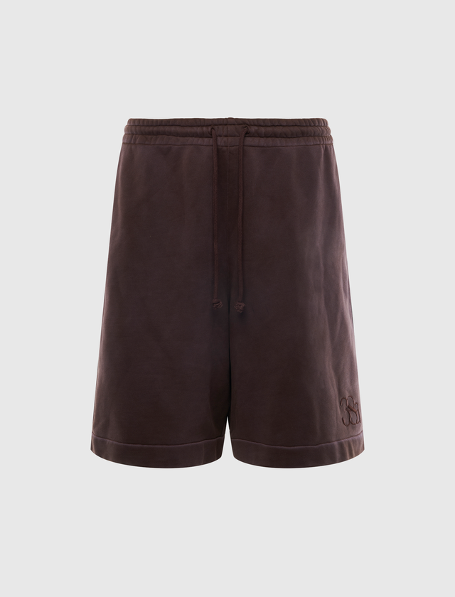 38A SHORTS AUS GEBÜRSTETEM FROTTEE