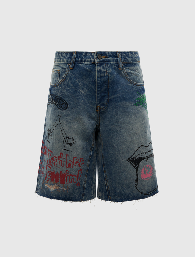 DOODLE JEANS-SHORTS