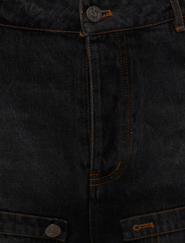 TWIN PANEL DENIM SHORTS