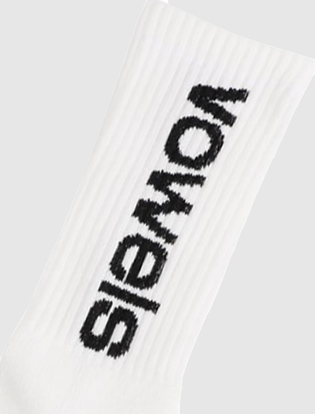 SOLID RIB CREW SOCKS