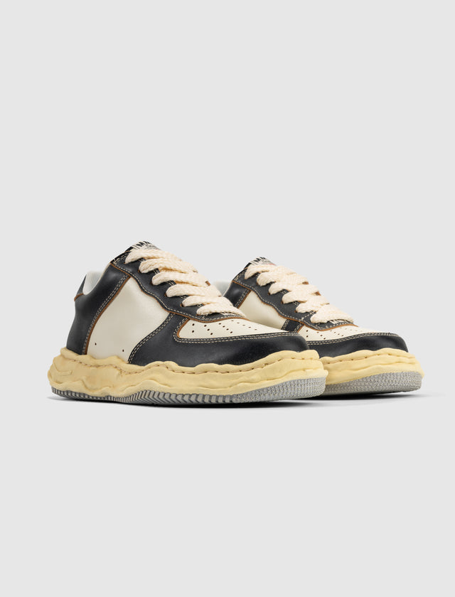 WAYNE LOW TOP SNEAKERS "BLACK/WHITE"